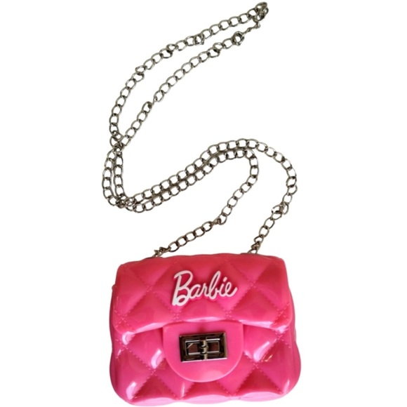 Barbie Miniso Barbiecore Y2K 90’s Quilted Patent Purse🥳🥳❌❌ - Picture 4 of 6